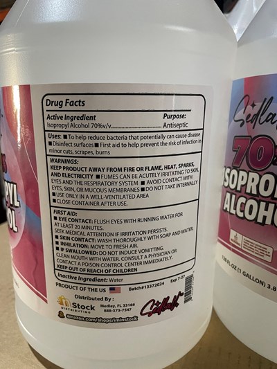 Back Label.jpg ACTIVE INGREDIENT - Back Label